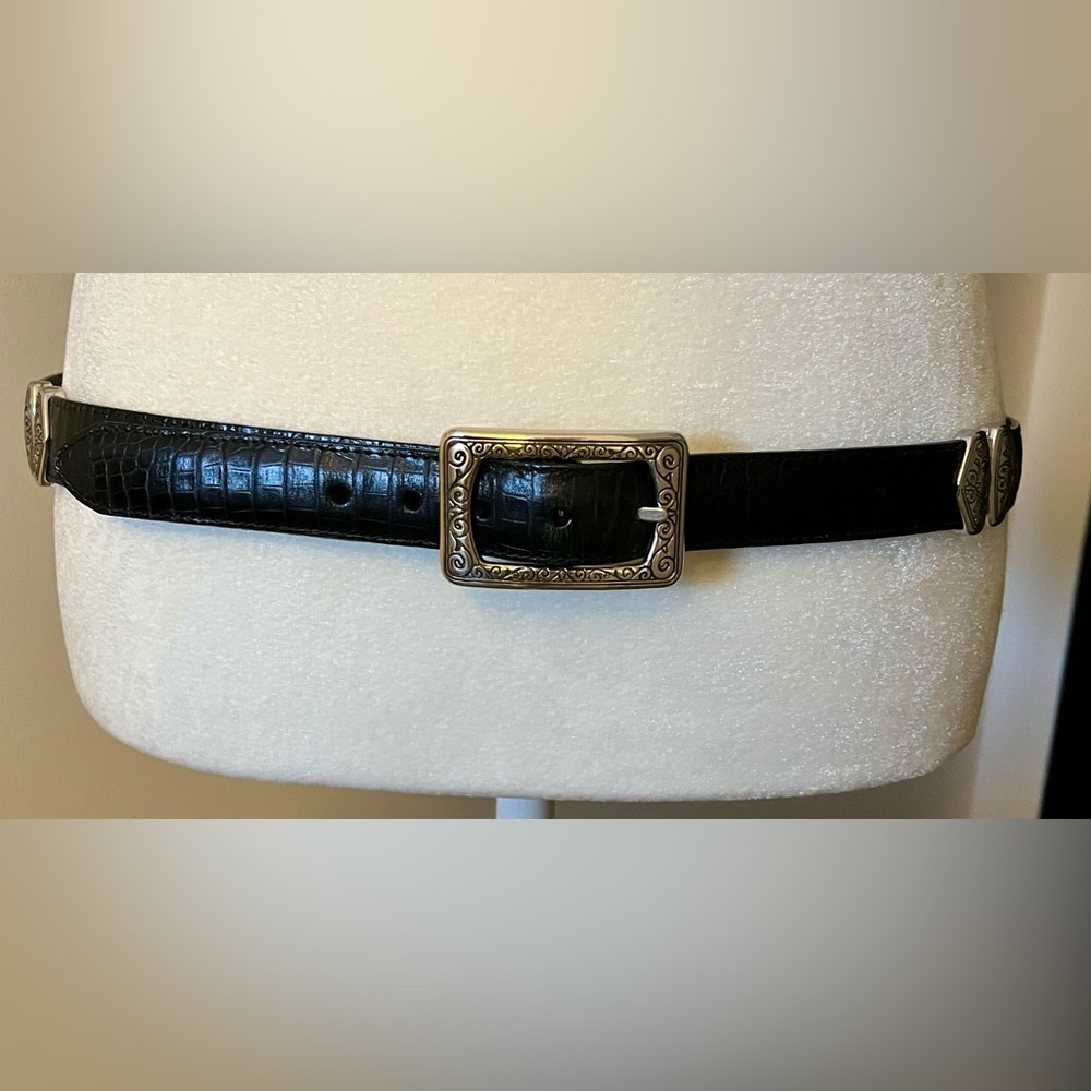 Brighton Reversible Croc Embossed Belt
